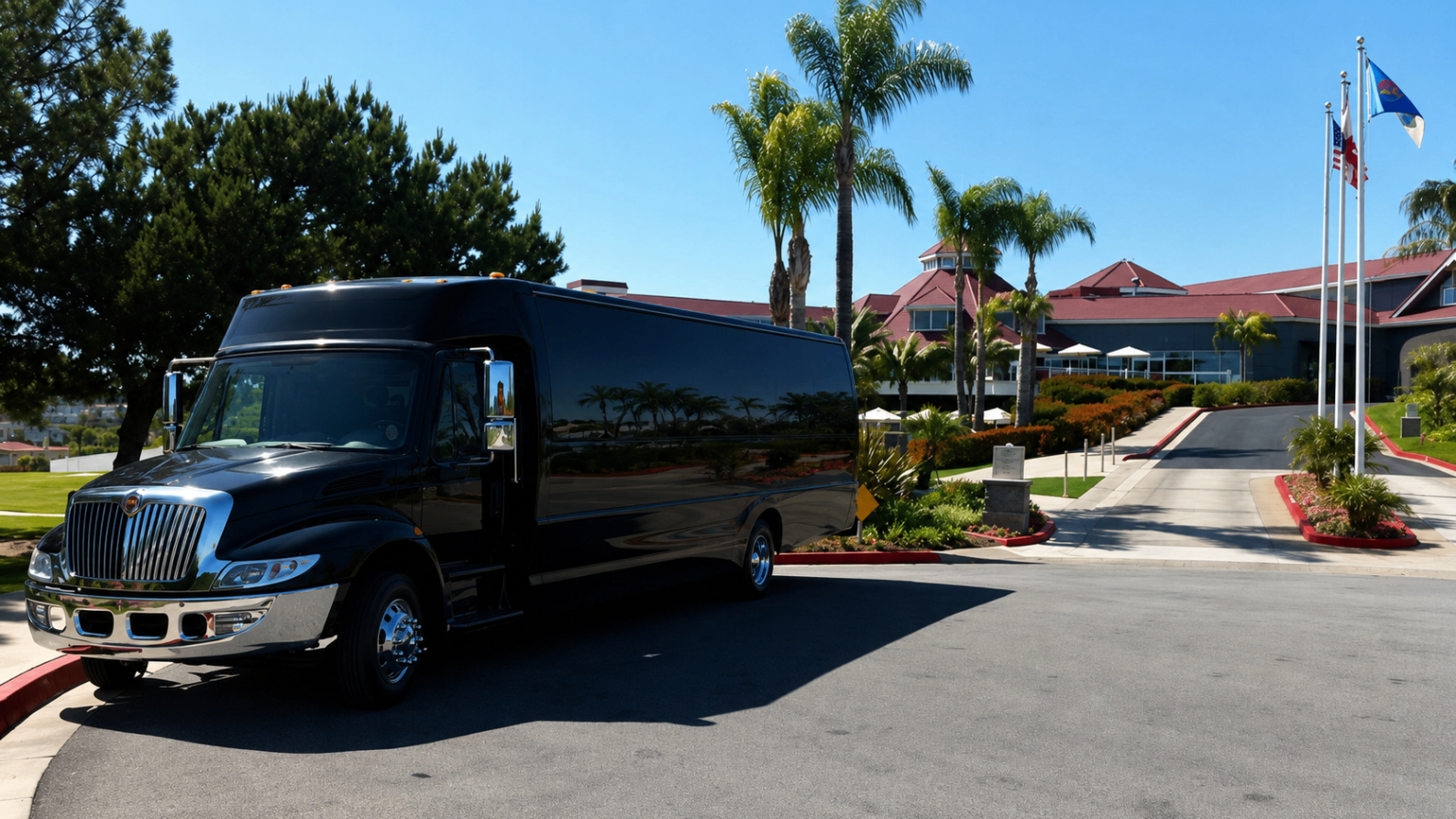 30 passenger party bus exterior