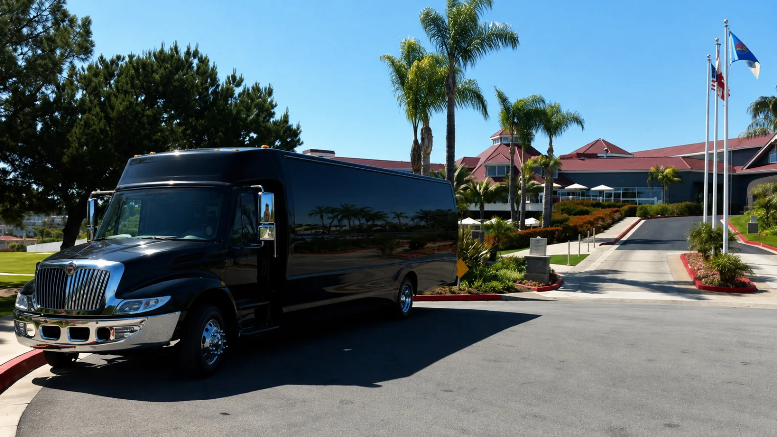 30 passenger party bus exterior